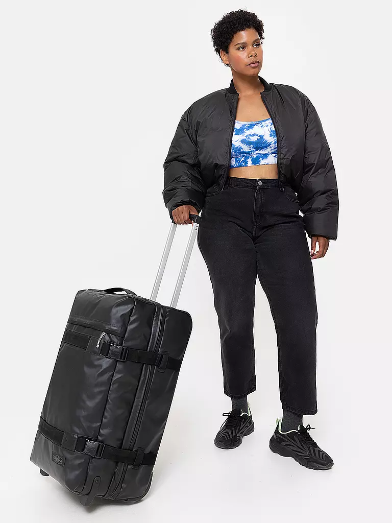 EASTPAK | Trolley de voyage Transit'R M 71-80L | Noir