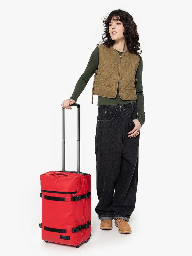 EASTPAK | Trolley de voyage Transit'R S | Rouge