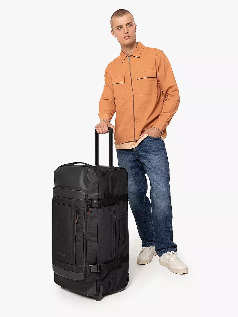 EASTPAK | Trolley de voyage Tranverz L Cnnct Accent Grey | Noir