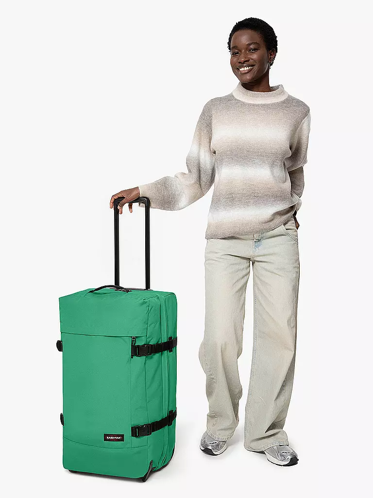EASTPAK | Trolley de voyage Tranverz M 78L | Vert