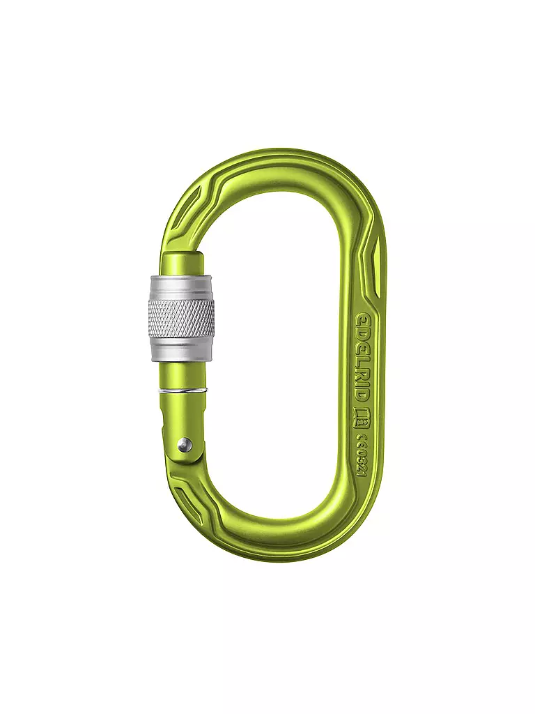 EDELRID | Mousqueton Oval Power 2500 Screw | Vert