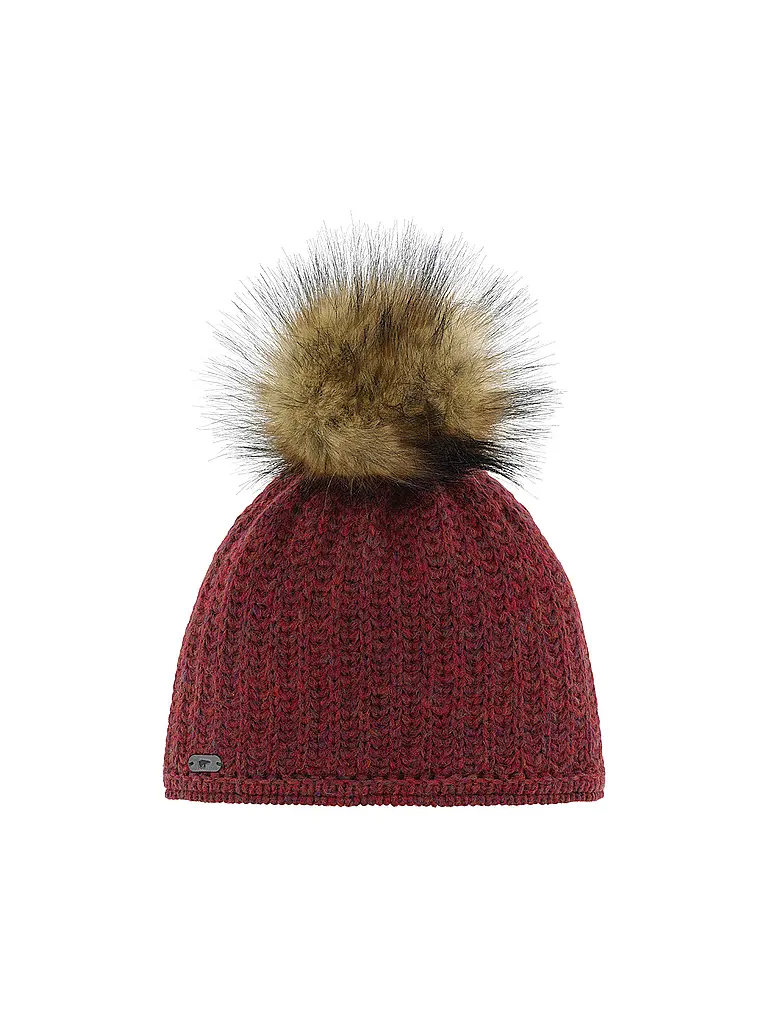 EISBÄR | Bonnet Femme Aurelie Lux | Rouge