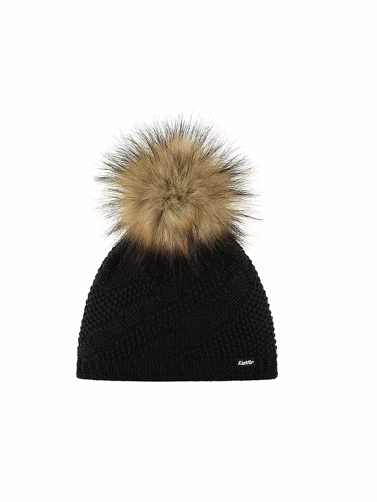 EISBÄR | Bonnet Femme Yva Lux | Noir