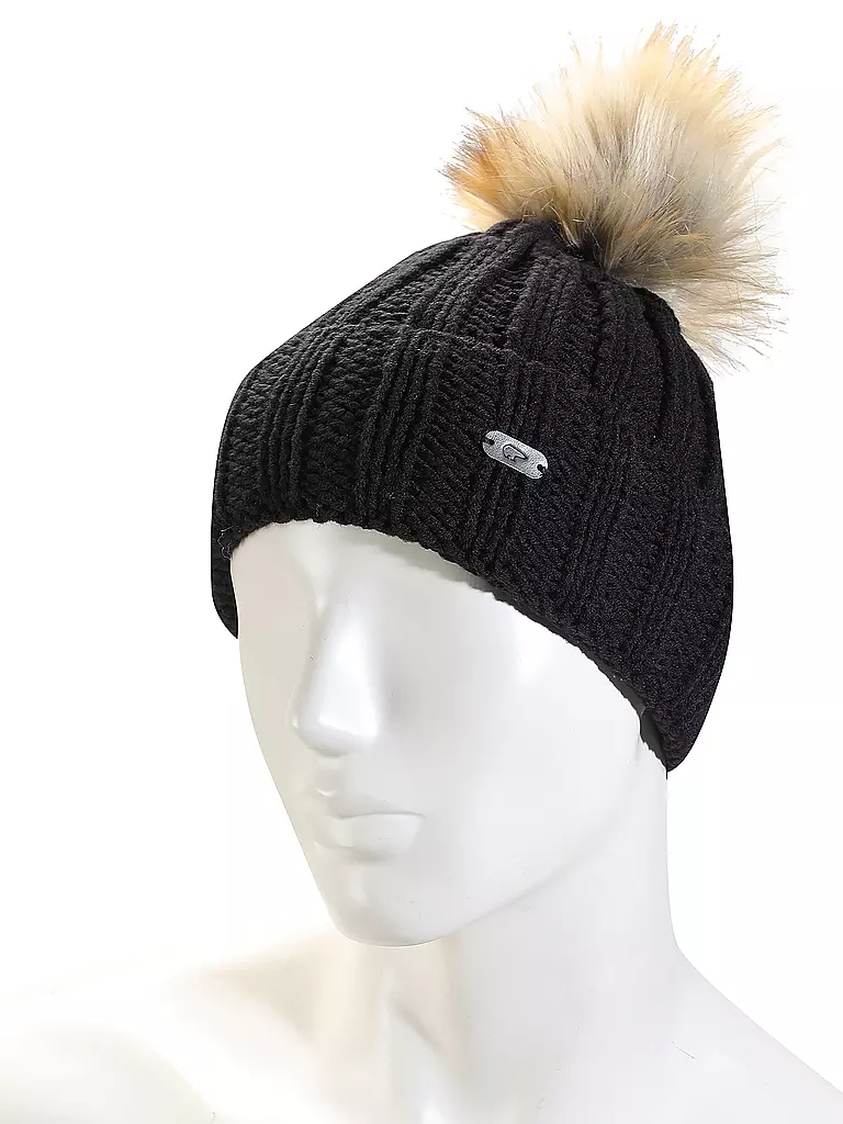 EISBÄR | Bonnet pour femmes Jolo Lux | Noir