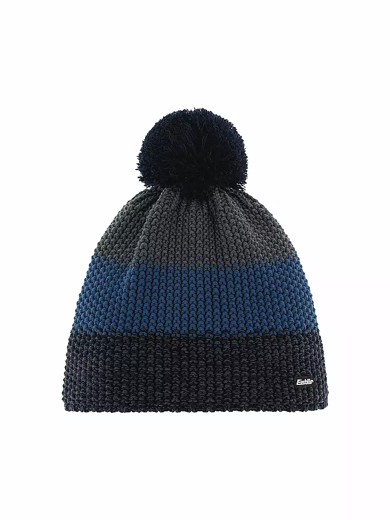 EISBÄR | Mütze Star Pompon | Bleu foncé