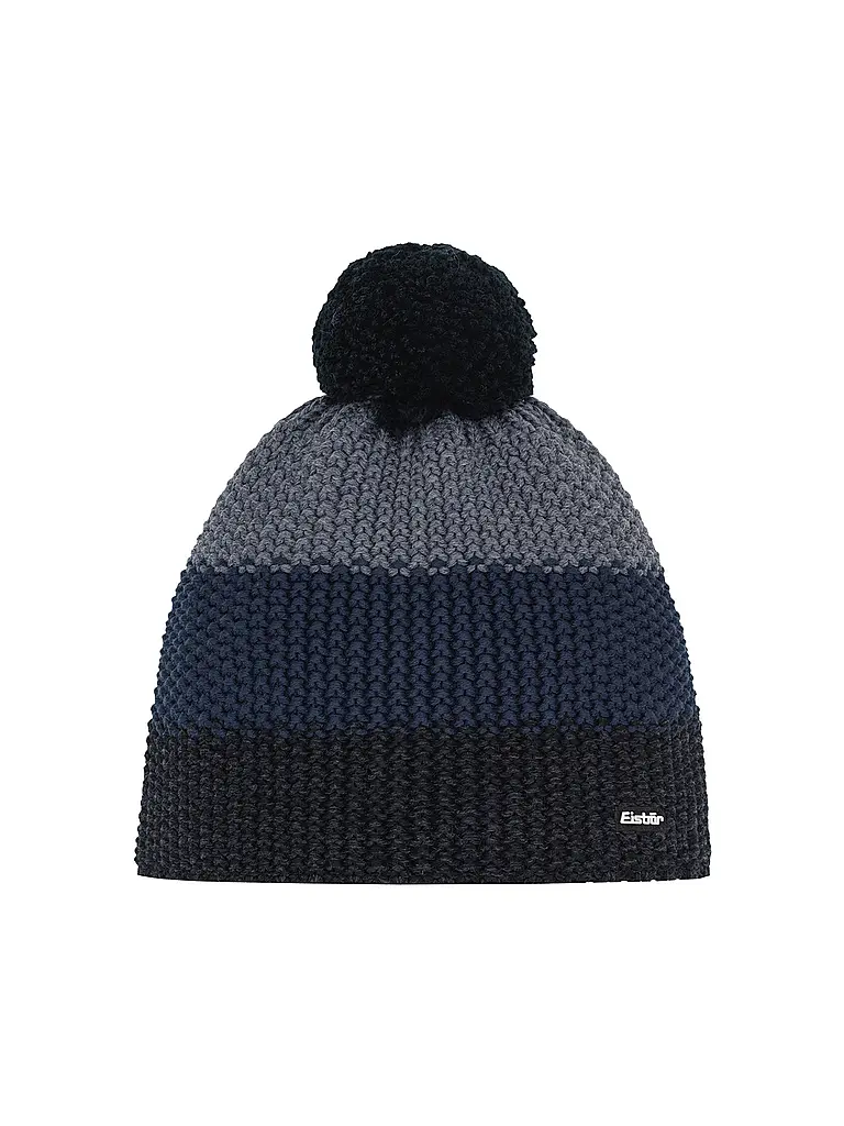 EISBÄR | Mütze Star Pompon | Bleu foncé