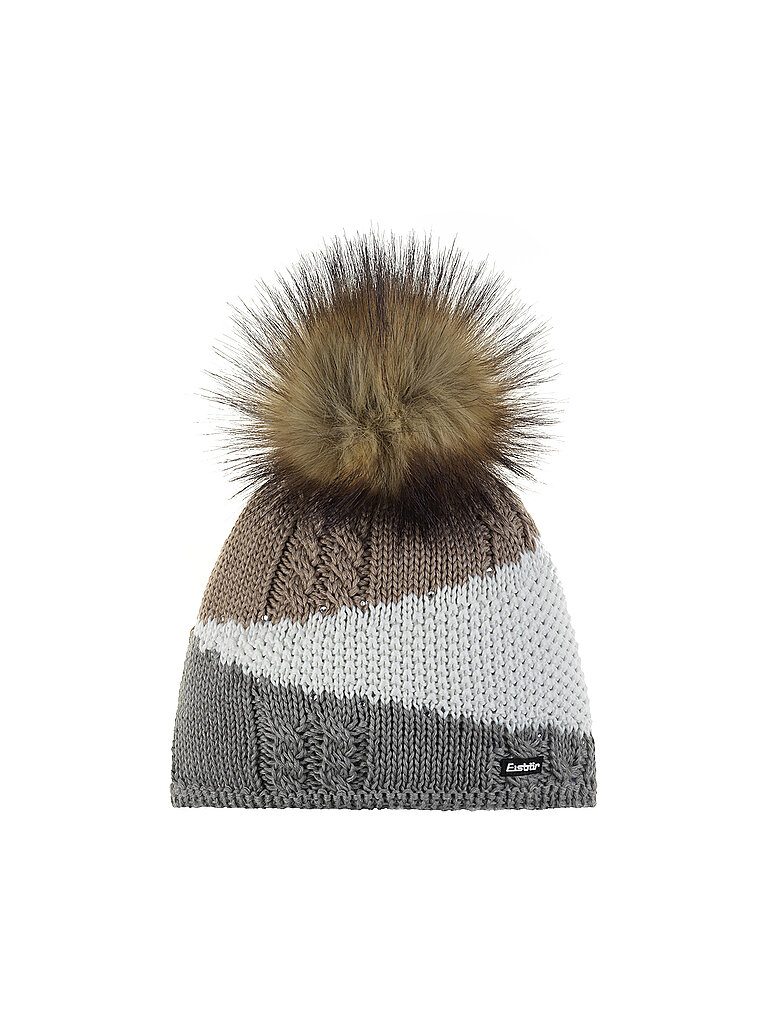 Haube Eden Lux Cristals marron clair