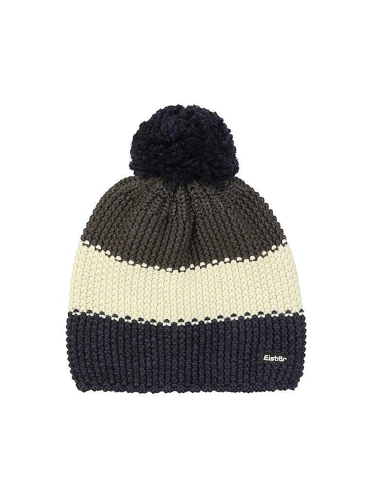 Eisbär Mütze Star Pompon olive