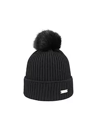 EISGLUT | Mütze Shellyl Merino pour femmes | Noir