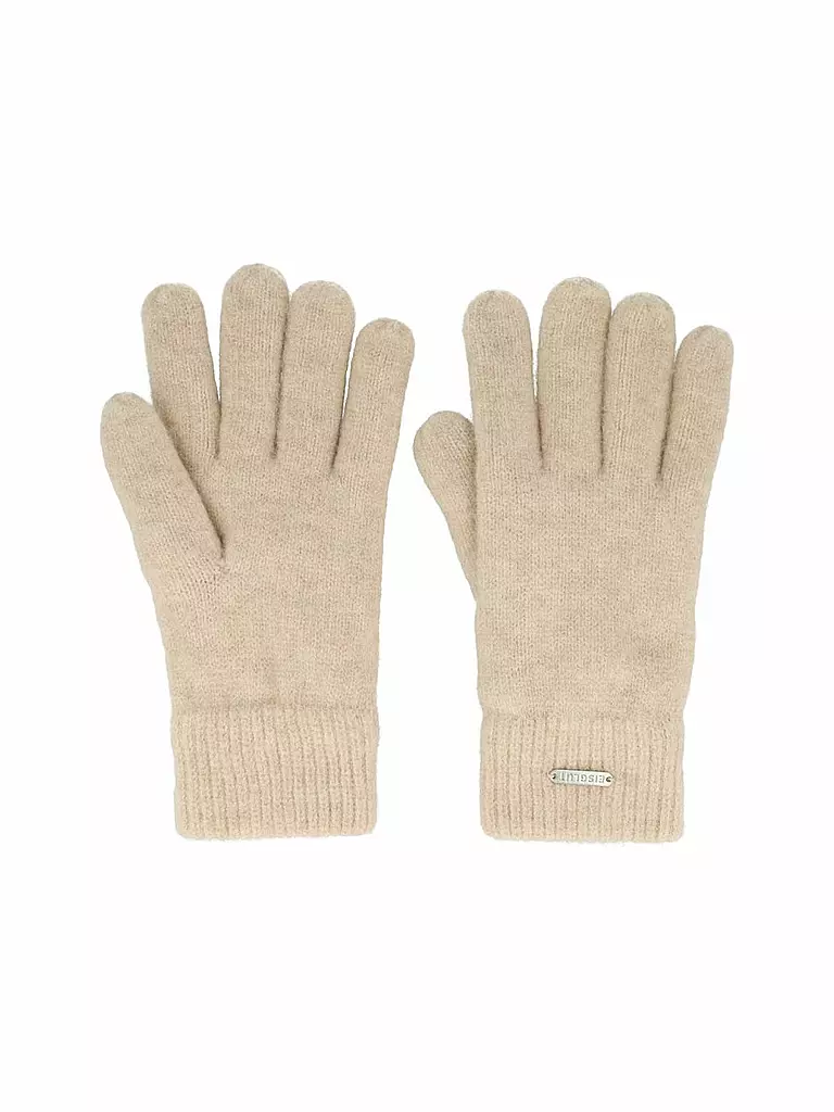 EISGLUT | Gants tricotés Undinel pour femmes | Beige