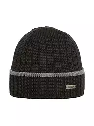 EISGLUT | Herren Mütze Fisher Merino XL | Noir