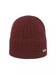 EISGLUT | Herren Mütze Tex Merino | Rouge foncé