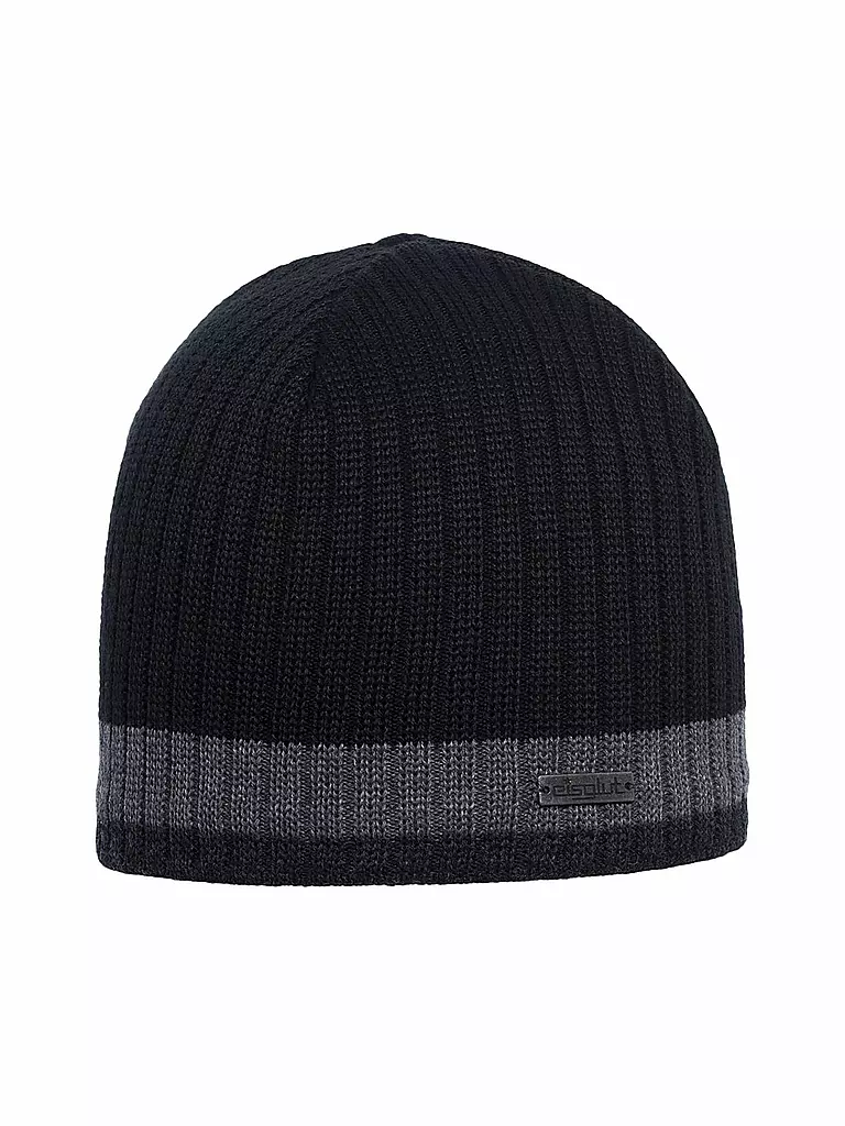 EISGLUT | Mütze Styrmir Merino | Noir