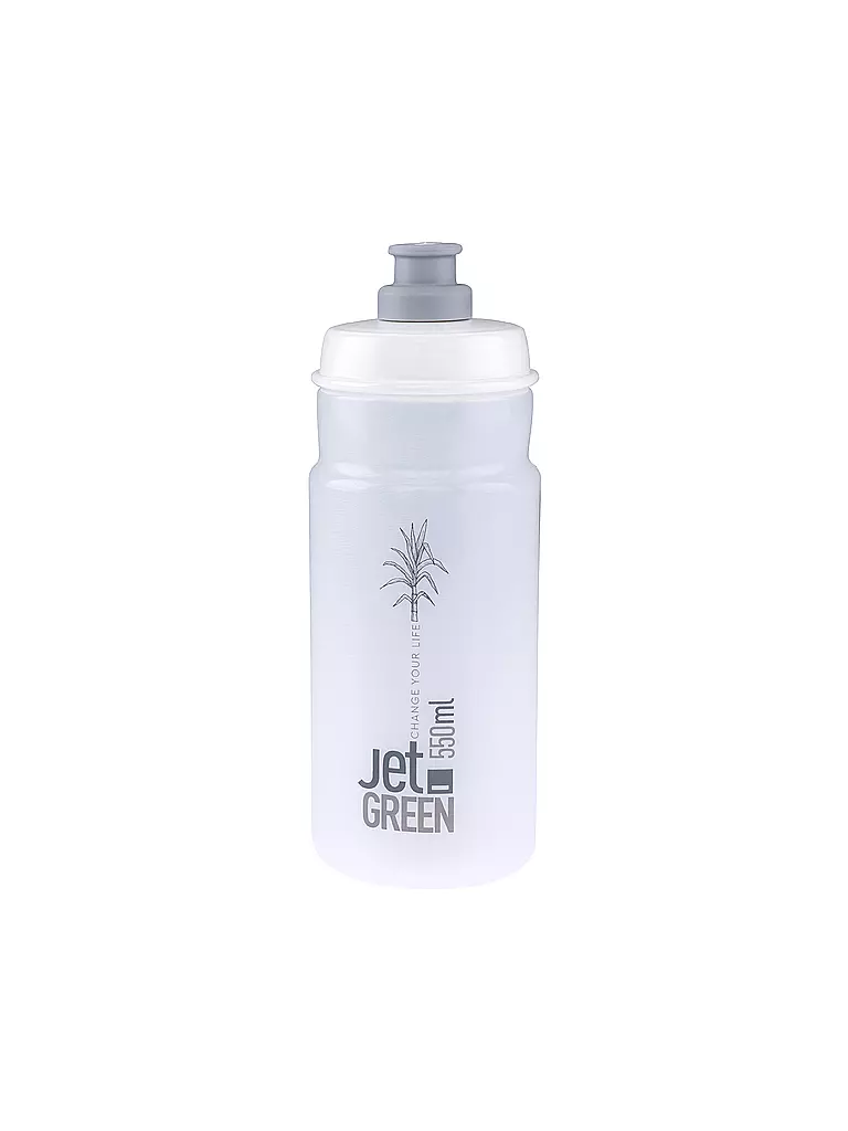 ELITE | Bidon Jet Green 550ml | Gris clair