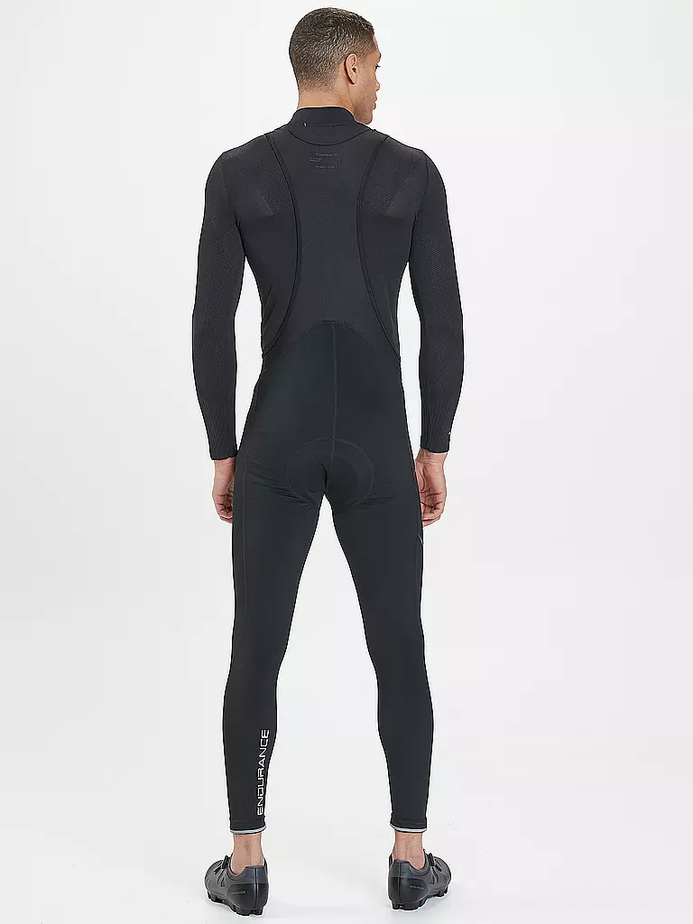 ENDURANCE | Cuissard de cyclisme long à bretelles Gorsk pour hommes | Noir