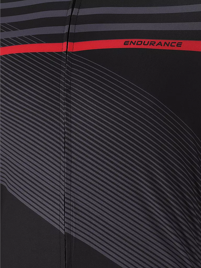 ENDURANCE | Herren Radtrikot Donald FZ | Noir