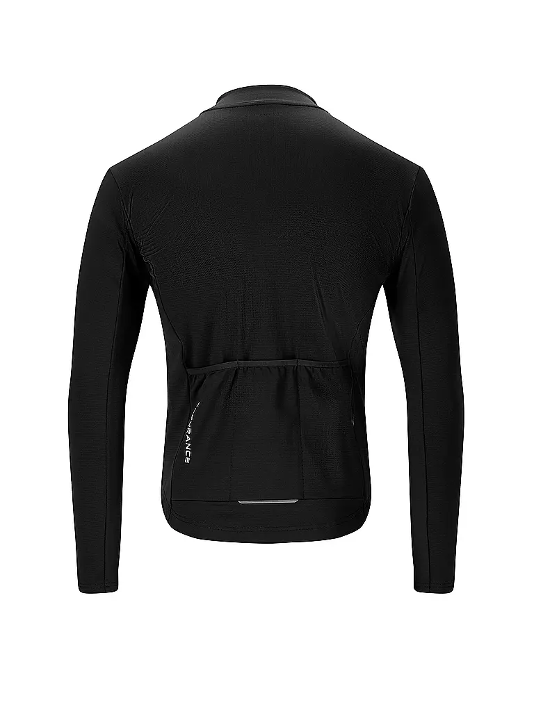 ENDURANCE | Maillot de cyclisme d'hiver pour homme Megah | Noir