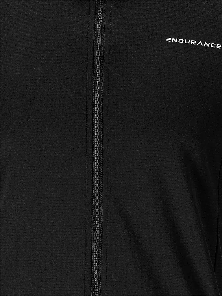 ENDURANCE | Maillot de cyclisme d'hiver pour homme Megah | Noir