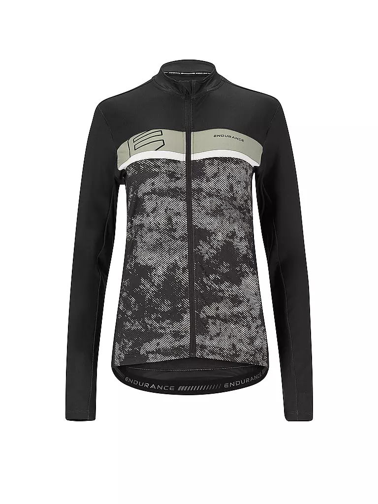 ENDURANCE | Maillot de cyclisme femme Dharma FZ | Noir
