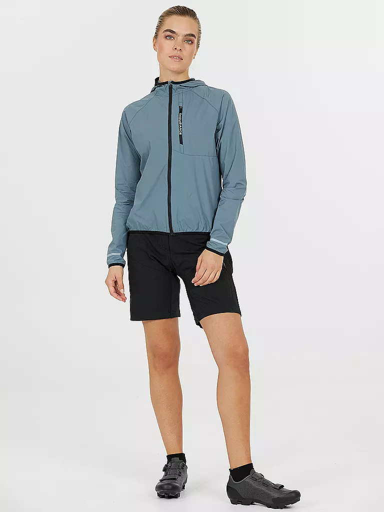 ENDURANCE | Short de cyclisme 2en1 Balhia pour femmes | Noir