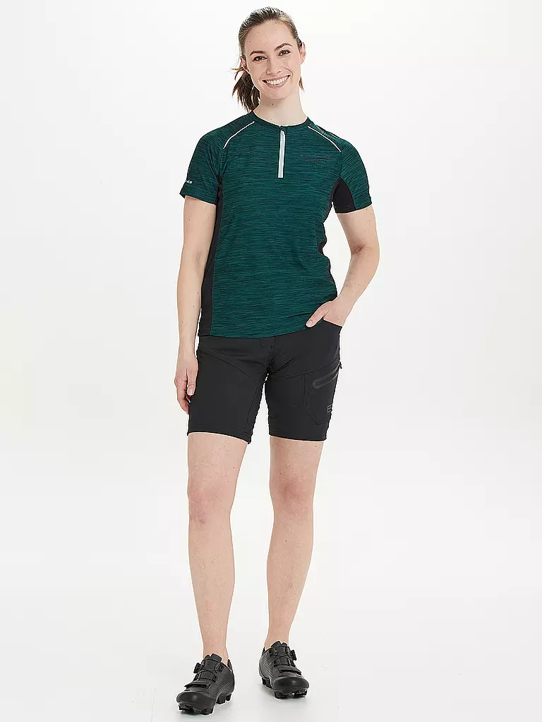 ENDURANCE | Short de cyclisme 2en1 Jamilla pour femmes | Noir