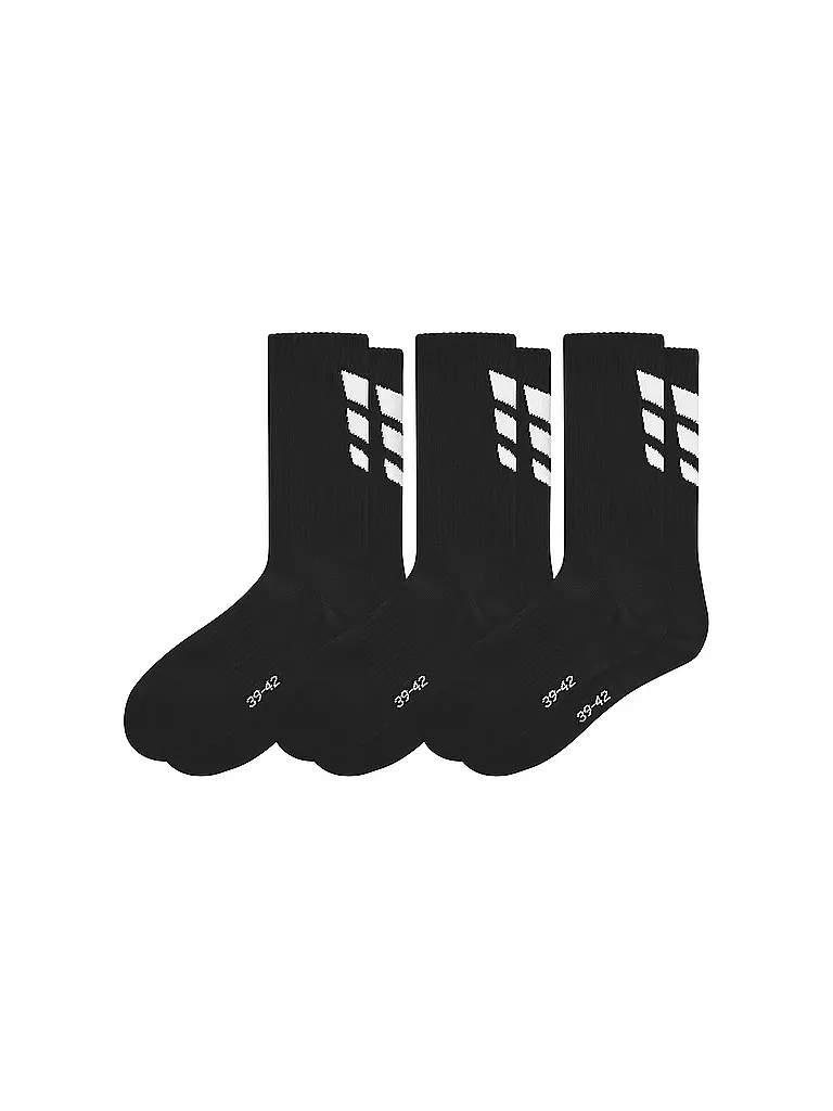 ERIMA | Chaussettes de football, lot de 3 | Noir
