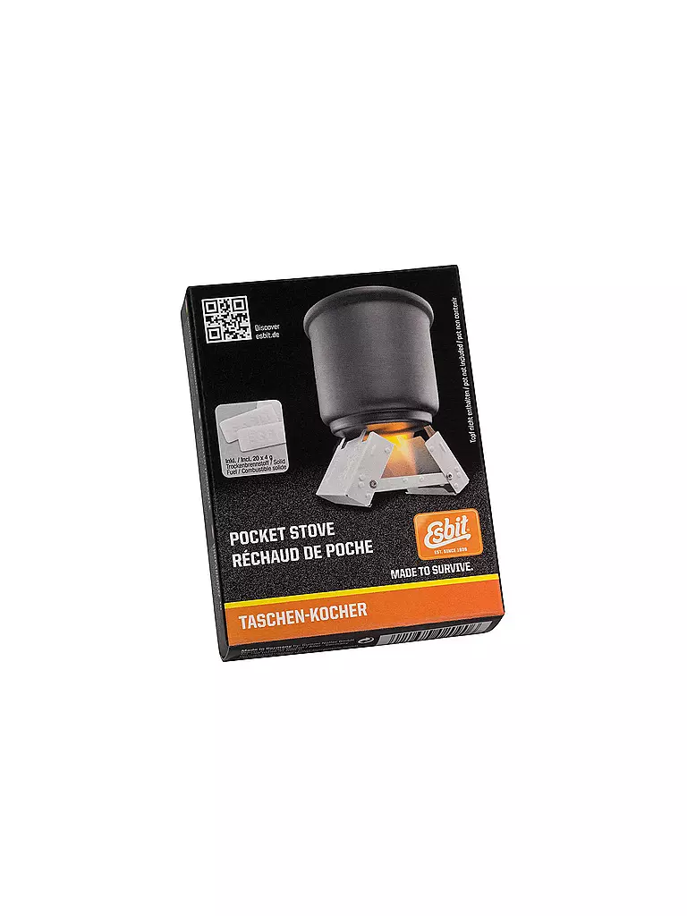 ESBIT | Réchaud de poche petit | Aucune couleur