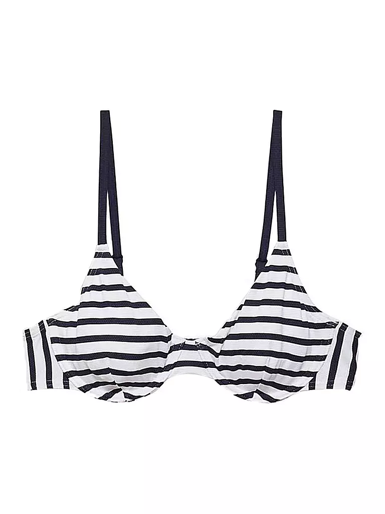 ESPRIT | Damen Bikinioberteil Bügel-Top mit Streifen | Bleu