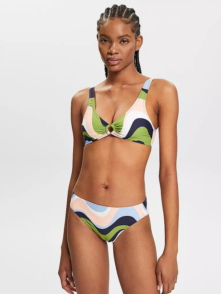 ESPRIT | Damen Bikinioberteil Wave Beach | Multicolore