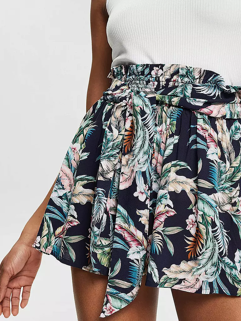 ESPRIT | Damen Short aus LENZING™ ECOVERO™ | Bleu