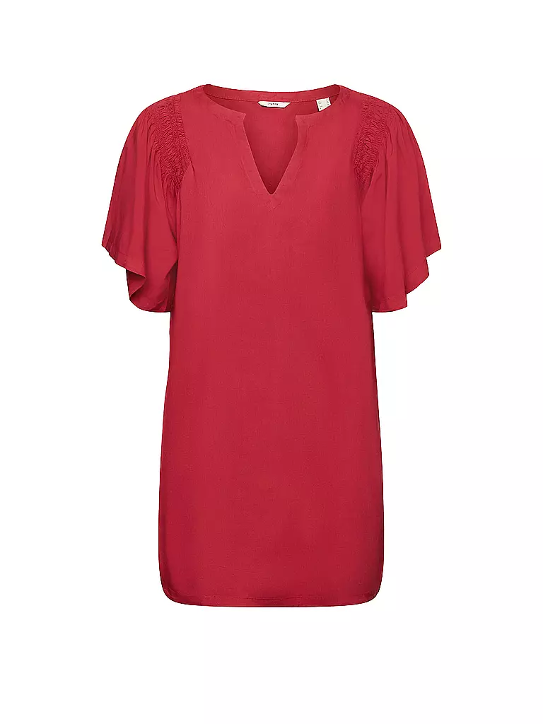 ESPRIT | Damen Strandkleid Tunika  | Rouge foncé