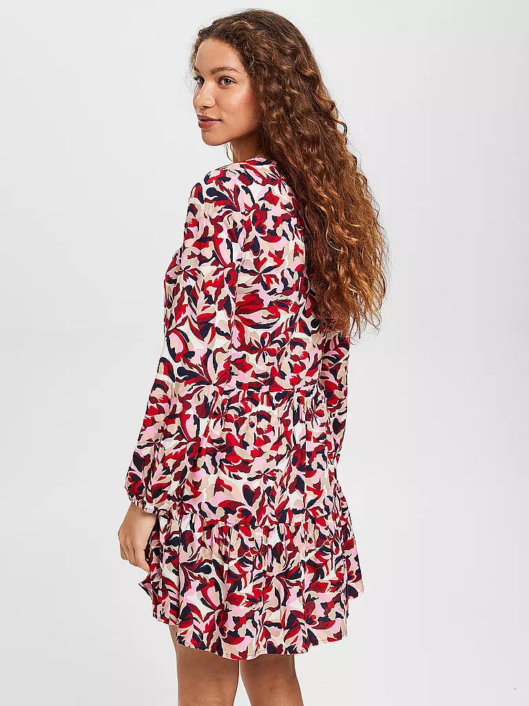 ESPRIT | Damen Strandkleid Tunika  | Rouge foncé