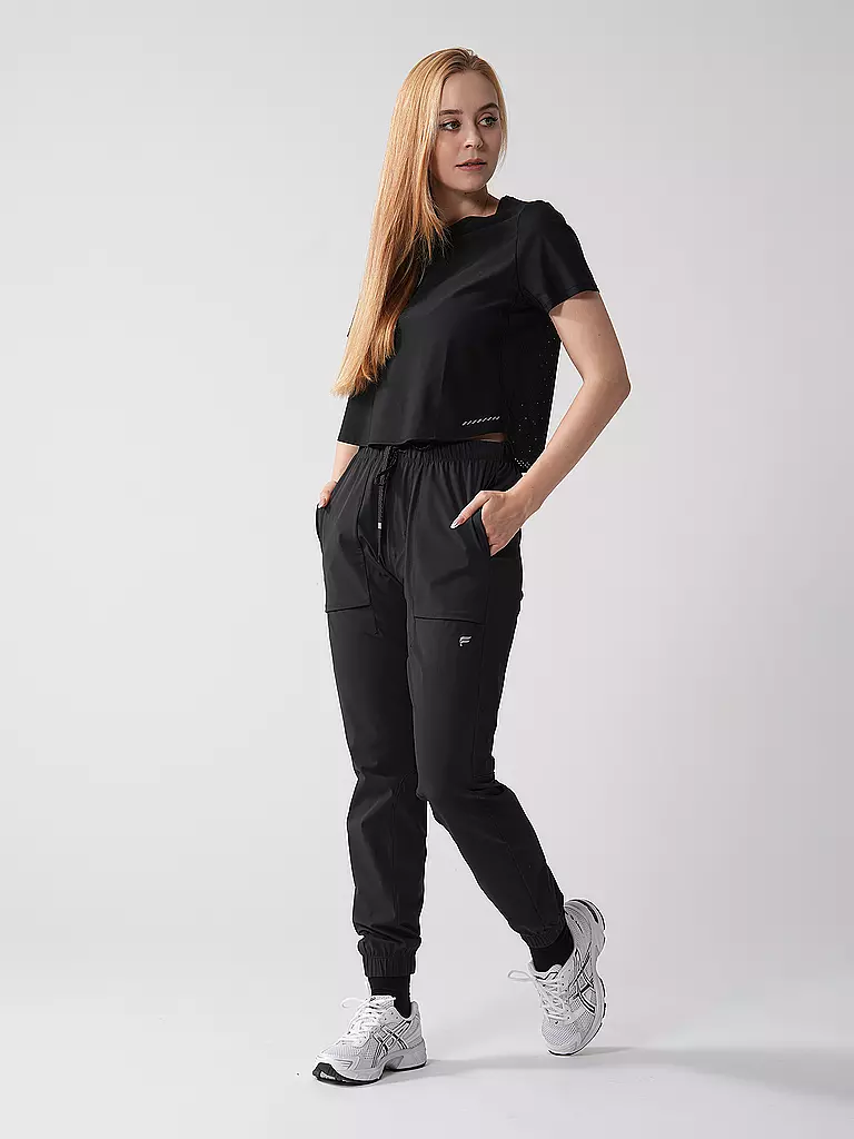 FABLETICS | Damen Fitnessshirt Essentials Air | Noir