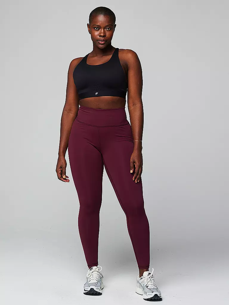 FABLETICS | Damen Fitnesstight Define PowerHold® High-Waist | Rouge foncé