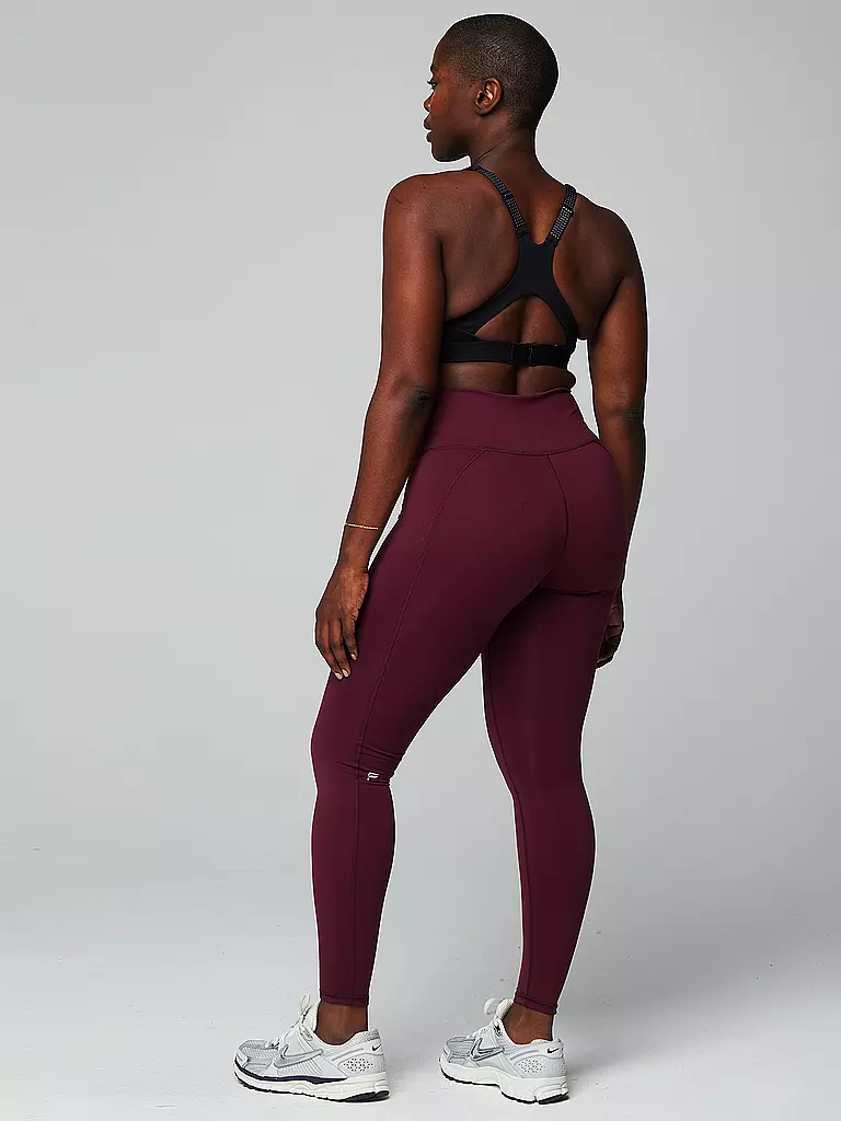 FABLETICS | Damen Fitnesstight Define PowerHold® High-Waist | Rouge foncé