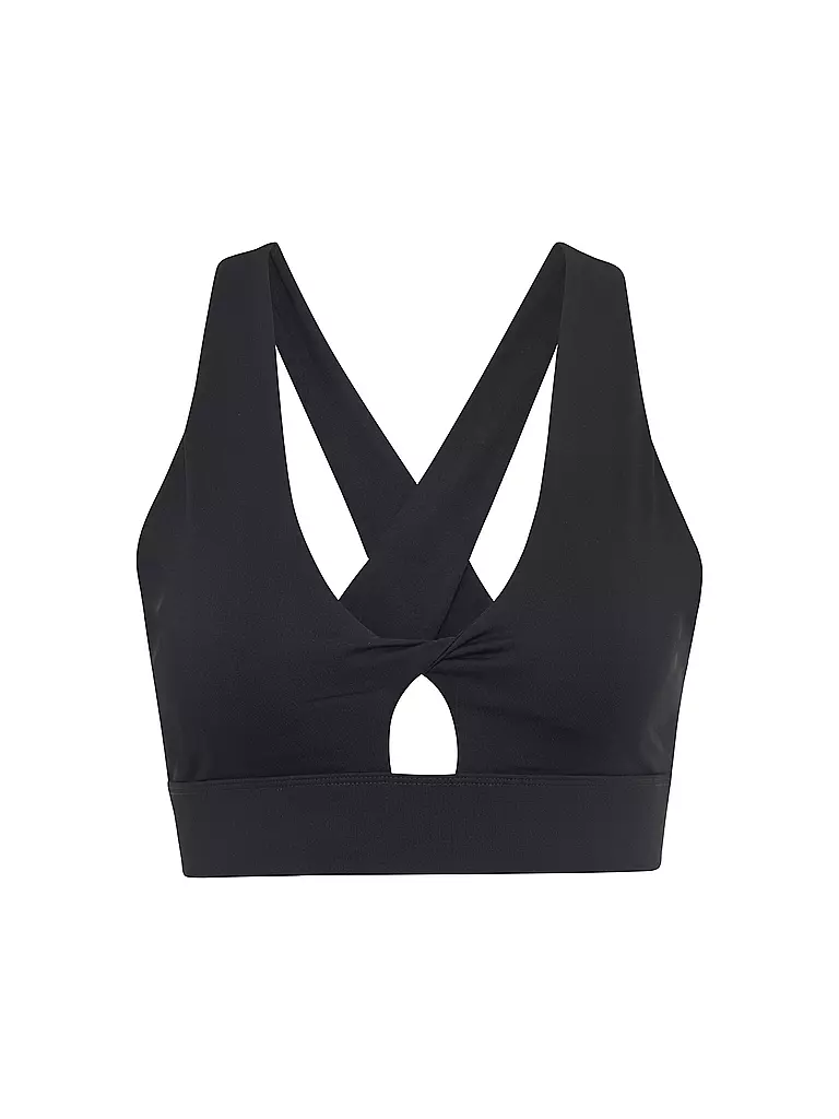FABLETICS | Damen Sport-BH Oasis Twist Medium Support | Noir