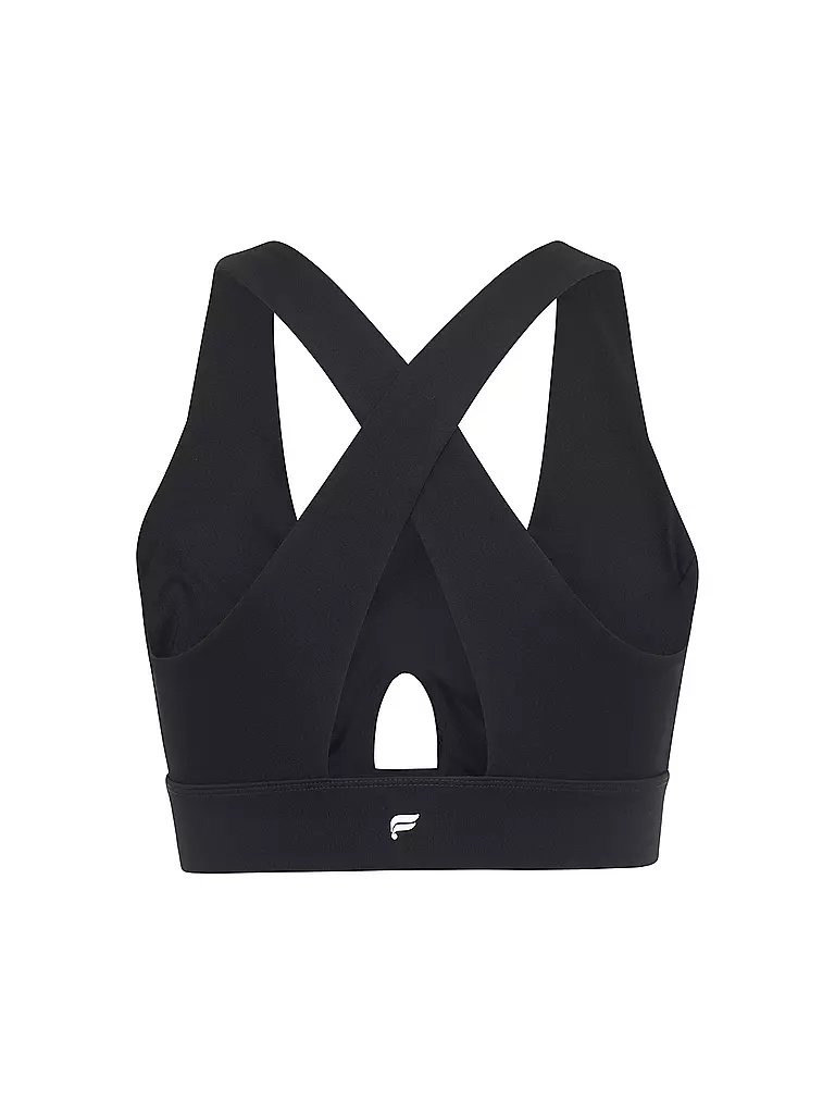 FABLETICS | Damen Sport-BH Oasis Twist Medium Support | Noir