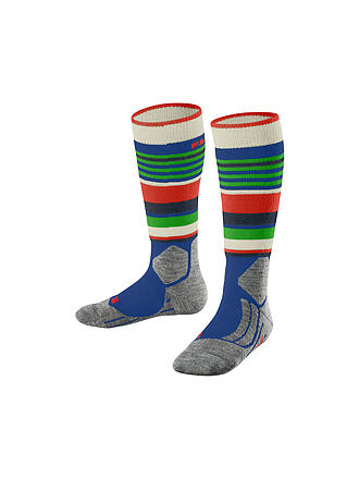 FALKE | Chaussettes de ski enfant SK2 Intermediate Stripes