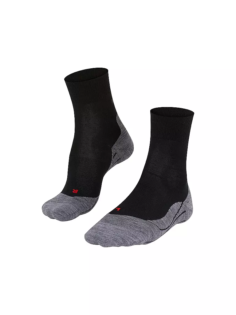 FALKE | Chaussettes de course pour femmes RU 4 Wool | Noir