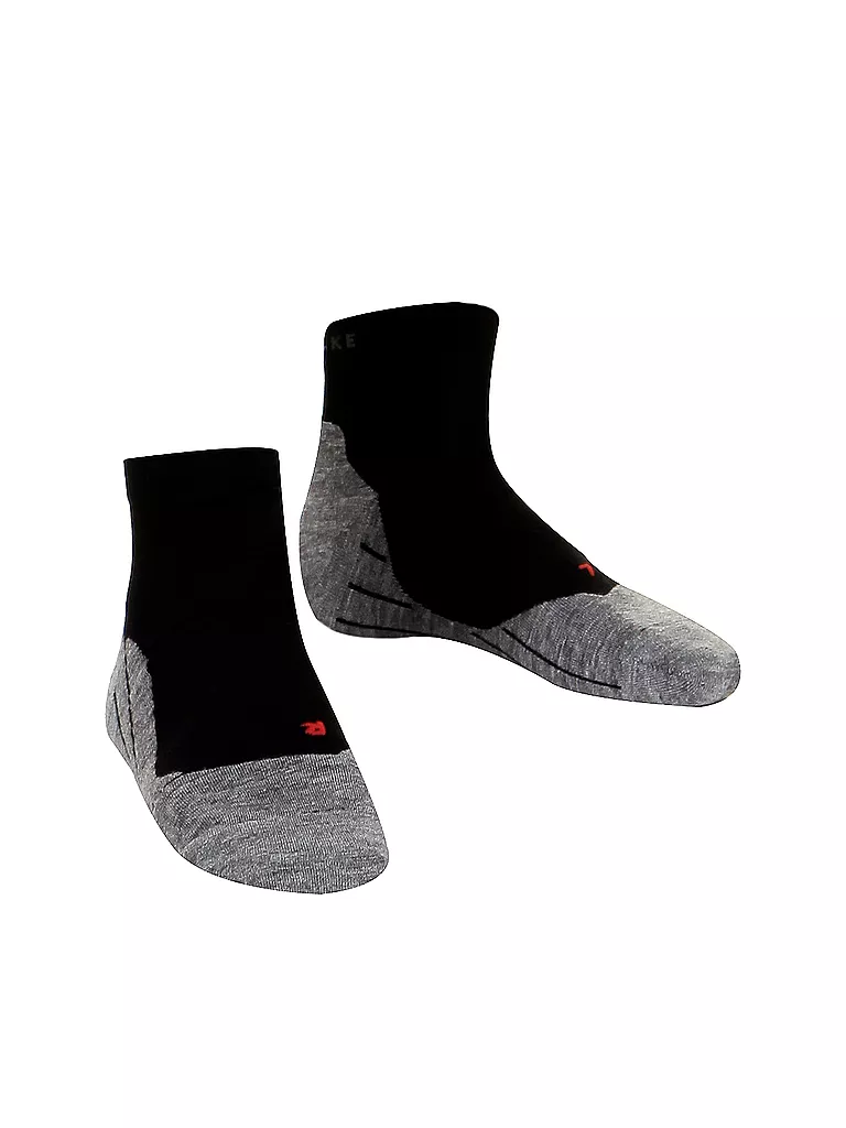 FALKE | Chaussettes de course pour hommes RU 4 courtes | Noir