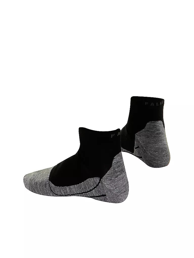 FALKE | Chaussettes de course pour hommes RU 4 courtes | Noir