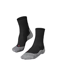 FALKE | Chaussettes de course pour hommes RU 4 Wool | Noir