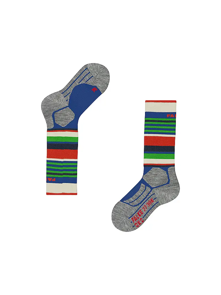 FALKE | Chaussettes de ski enfant SK2 Intermediate Stripes | 