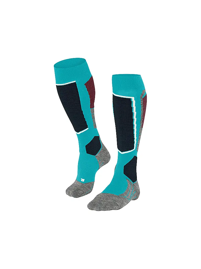 FALKE | Chaussettes de ski SK 2 pour femmes | Turquoise