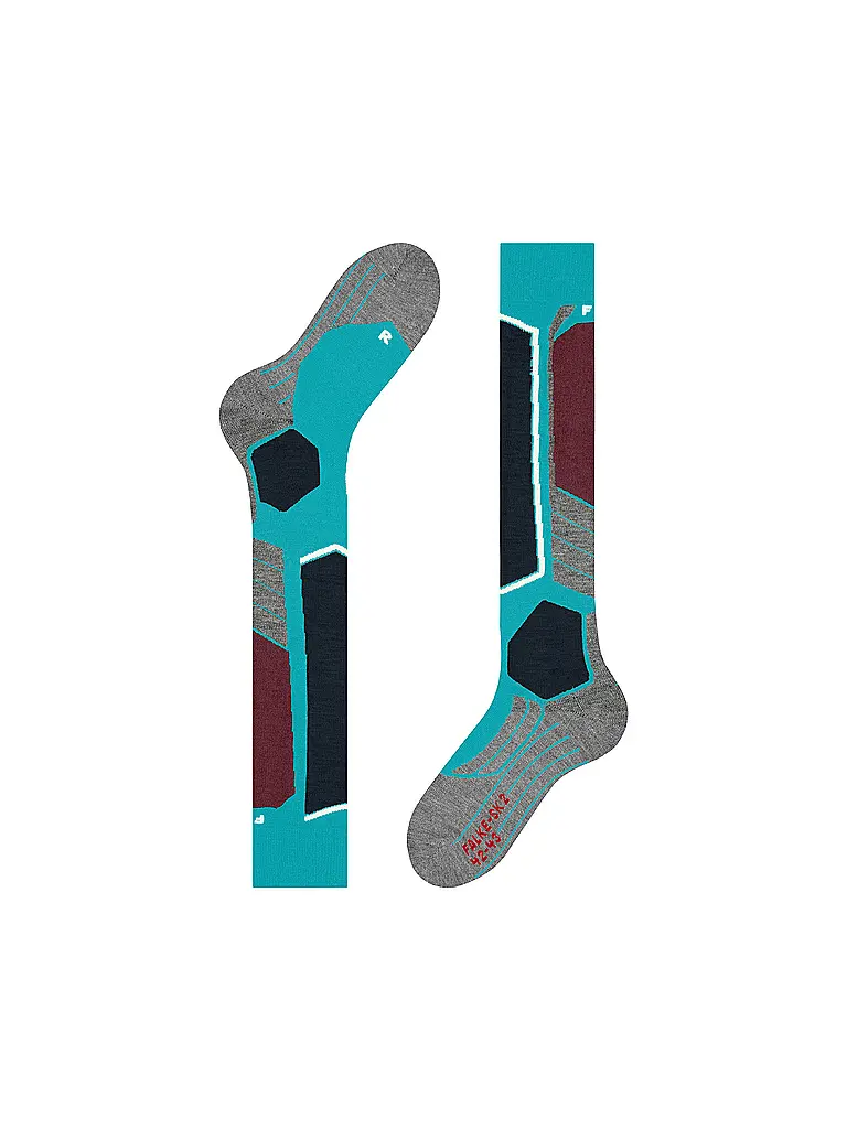 FALKE | Chaussettes de ski SK 2 pour femmes | Turquoise
