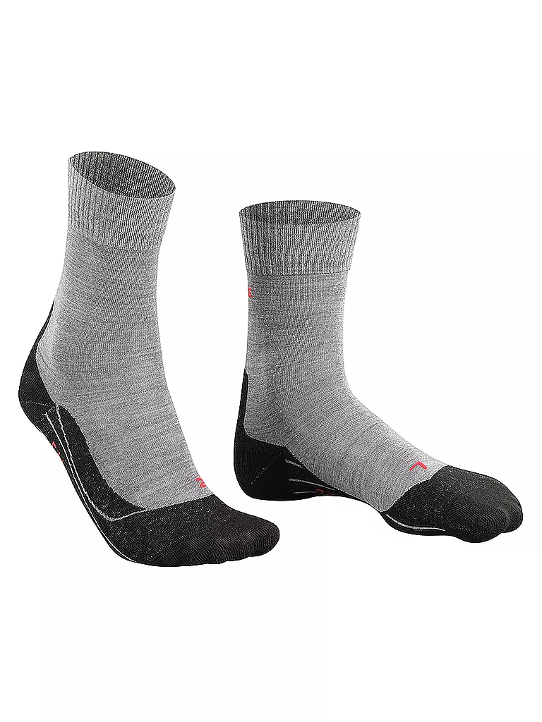 FALKE | Chaussettes de trekking femme TK5 gris clair | Gris