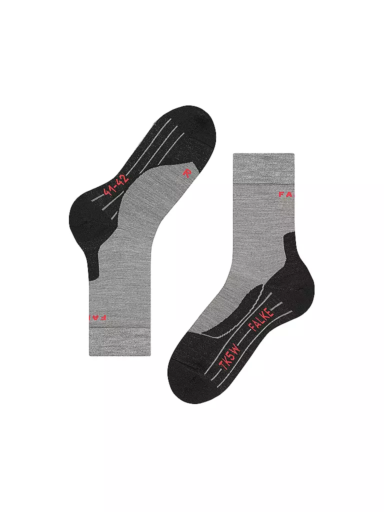 FALKE | Chaussettes de trekking femme TK5 gris clair |