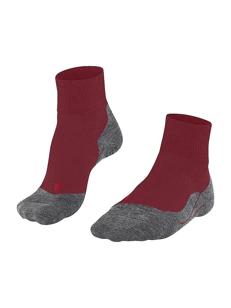 FALKE | Damen Wandersocken TK 5 Short | Rouge foncé