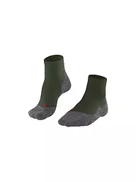 FALKE | Chaussettes d'extérieur courtes TK 5 pour hommes | Vert foncé