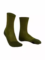 FALKE | Herren Wandersocken TK2 Wool | Olive